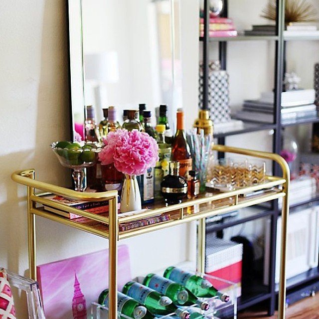 Bar cart inspiration 5 Moody Magpie